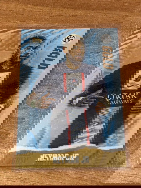 2022/23 Topps Gold UCC - Neymar Jr. Paris Saint-Germain PSG Gold Insert