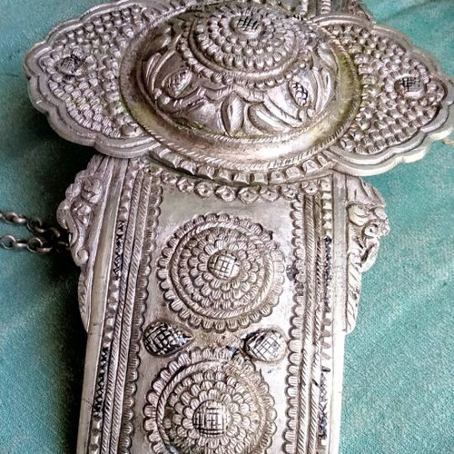 Authentic Antique Silver Buckle 30cm, like new, 19th century