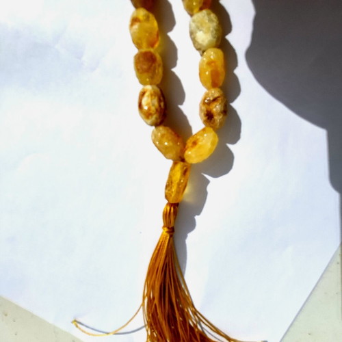 Baltic Amber Komboloi handmade, 30 gr