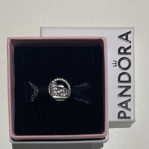 Pandora Silver 925 Charm with Colosseum of Rome