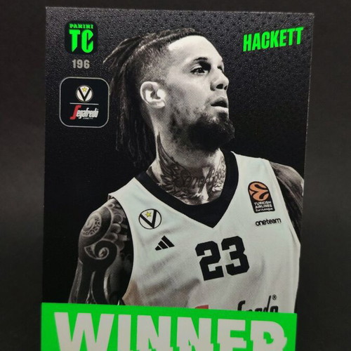 Hackett collectible card Panini Top Class Euroleague 2024-2025 like new