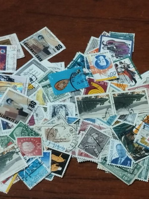 Stamps used, pack of 150 mix