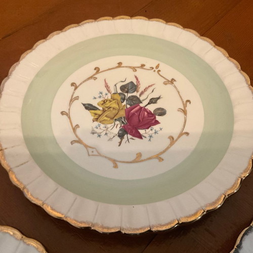 Woods and Sons antique plates from England, set of 3, excellent condition