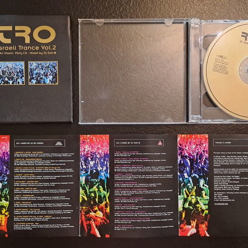 Retro 10 Years of Israeli Trance Vol. 2 double CD Phonokol 2002