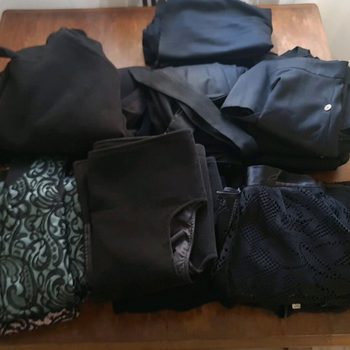 Handmade winter clothes like new, pack of 23, black