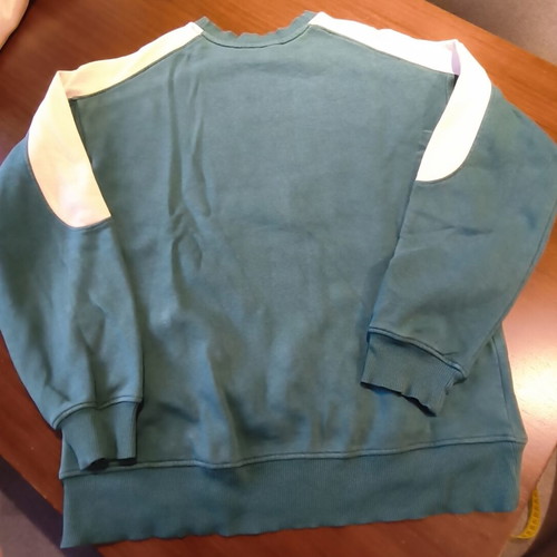 H&M sweatshirt used for 10-12 years, green, size 146-152 cm