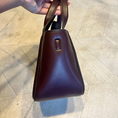 Calvin Klein bag new, leather, burgundy with extra strap