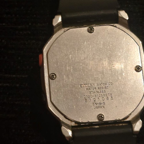 Citizen D120 Chronograph watch from Japan 1980