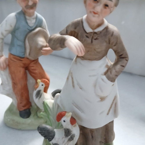 Vintage decorative figurines set of 2, 1960-1970
