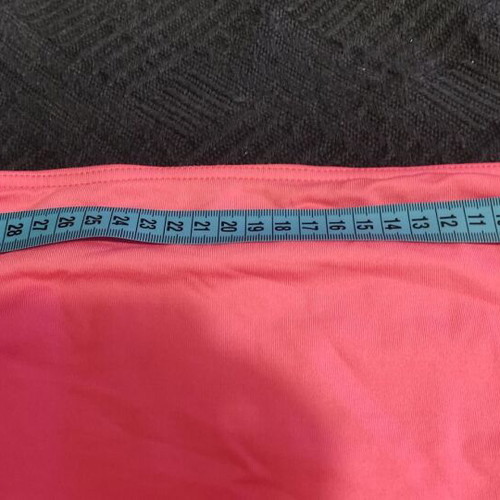 Pink strapless top one size elastic like new