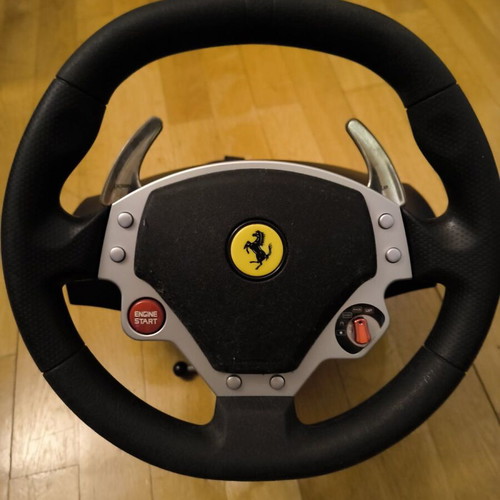 Thrustmaster Ferrari F430 Force Feedback racing wheel like new with Gran Turismo 6