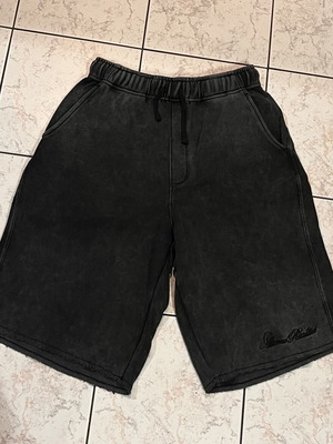 Bershka men's shorts size L, black and grey