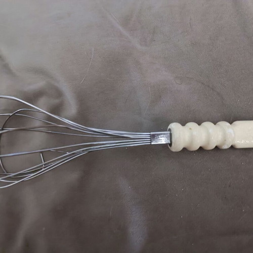 Vintage egg whisk Prestige stainless inox used