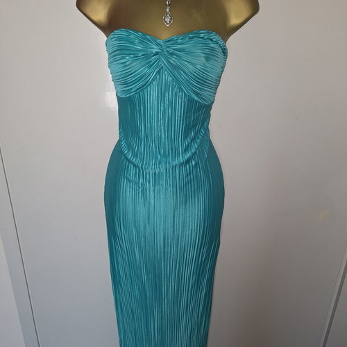 Turquoise Blue Maxi Summer Dress Shein, Size Large, New