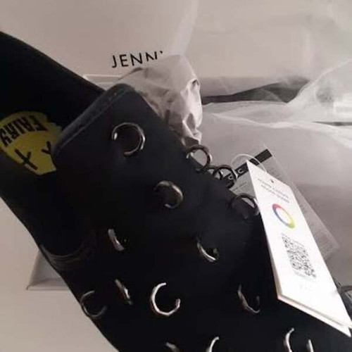 Black women's street shoes new, size 38