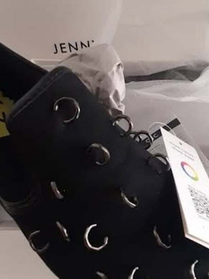 Black women's street shoes new, size 38