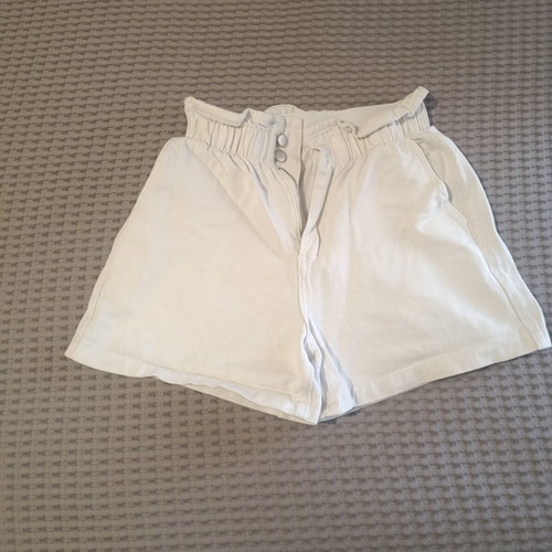 Shein white denim shorts, small size
