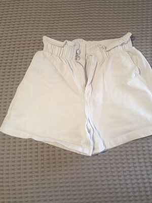 Shein white denim shorts, small size