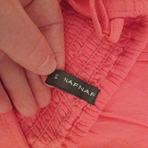 Naf Naf maxi dress used, coral pink, size XS