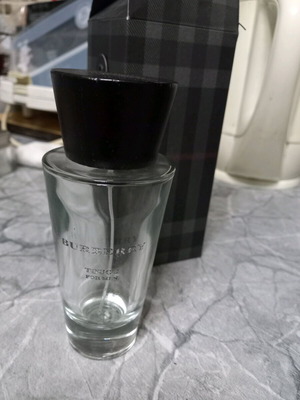 Burbery Touch 100ml cologne bottle like new, empty with box