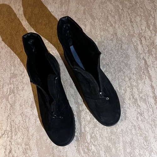 Arche black ankle boots new, size 38, suede leather with zipper