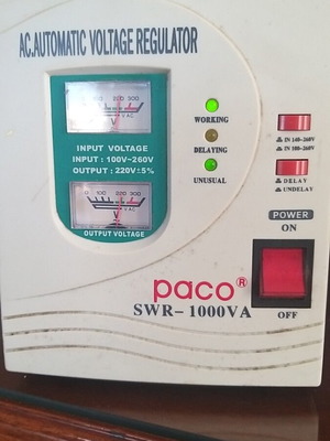 Σταθεροποιητής τάσεως Paco σαν καινούργιος SWR-1000VA