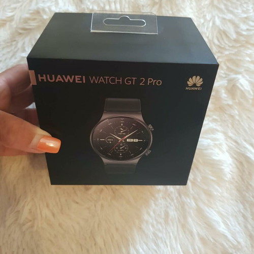 Huawei Watch GT 2 Pro smartwatch, black, titanium frame