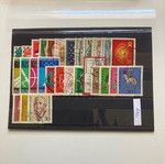 German stamps used, complete sets 1969
