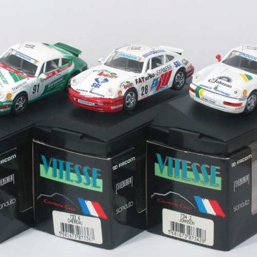 Porsche 911 Carrera Cup 1991 France σετ 18 μοντέλων καινούργιο, Vitesse