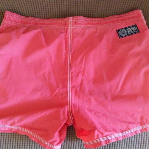 Russell Athletic men's swim shorts XL, red