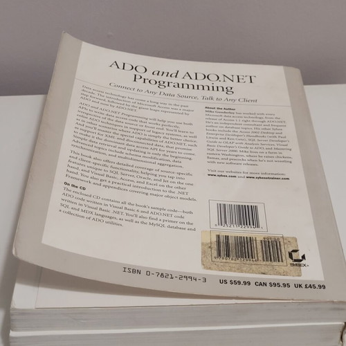 Programming book ADO and ADO.NET used, English, with CD
