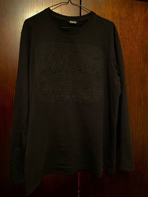 Admiral black shirt size L like new, 100% cotton