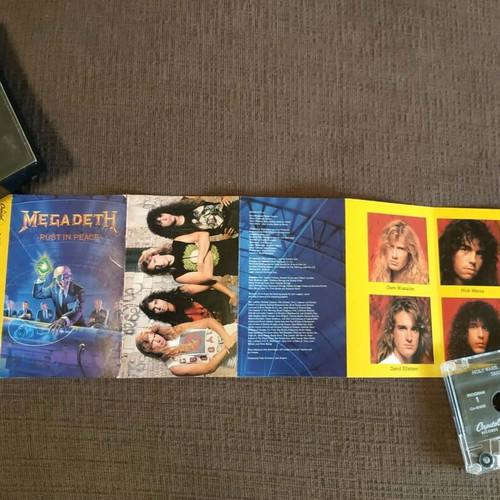 Megadeth Rust in Peace original USA cassette used, metal