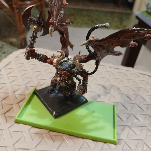 Warhammer Chaos Bloodthirster metal model painted, like new