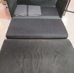 Sofa bed used, two-seater comfortable for two