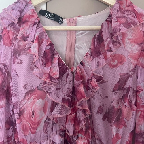 Erya dress romantic airy, like new, size S/M, pink
