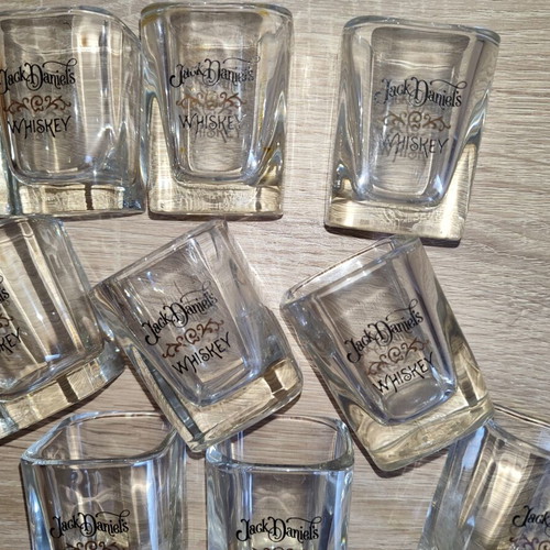 Jack Daniel's vintage shot glass set of 9, like new