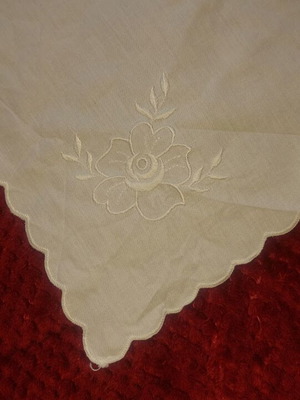 Cutwork napkins handmade, like new, 26x26 cm