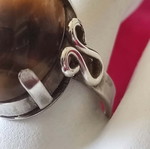 925 Silver ring with Tiger's eye stone