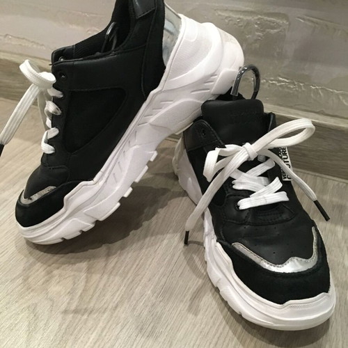 Versace Jeans Couture women's sneakers size 38, used, black