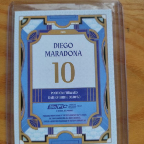 Topps Maradona and Riquelme Argentina team card set