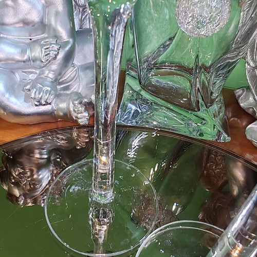 Pair of new elegant collector's candlesticks Austria