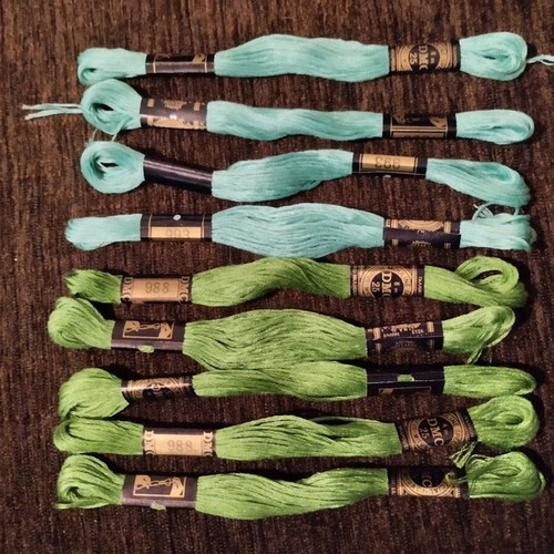 DMC threads new, pack of 79 skeins