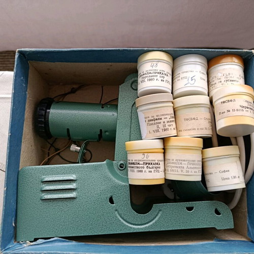 Projector used with set of 9 slides