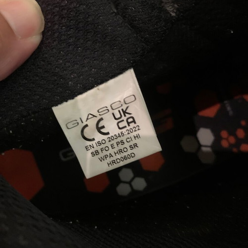 Giasco electrician safety boots size 44, black, dielectric sole