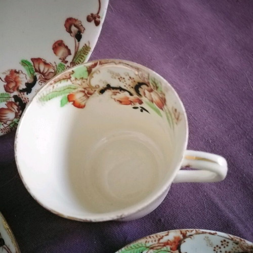 Collectible tea set four pieces fine English porcelain like new