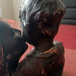 Ceramic figurine very old, used