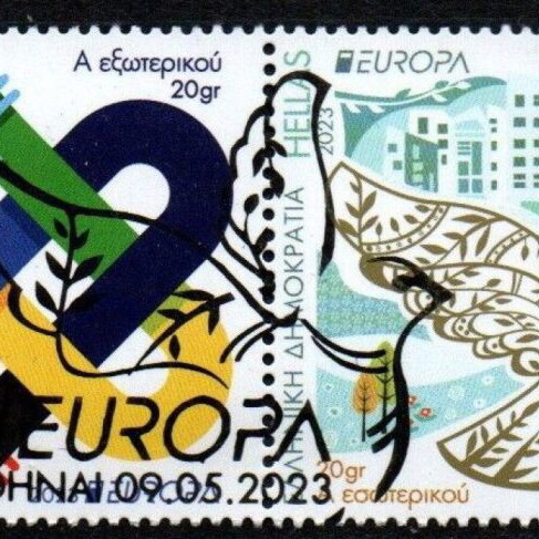Greece 2023 Europa CEPT complete stamp set with first day cover