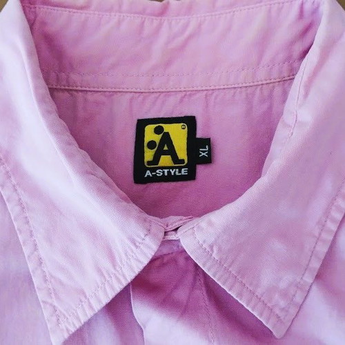 A-Style Pink Shirt XL like new with Graphic Logo