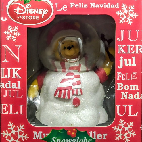 Winnie the Pooh Christmas Snowglobe new from Disney Store